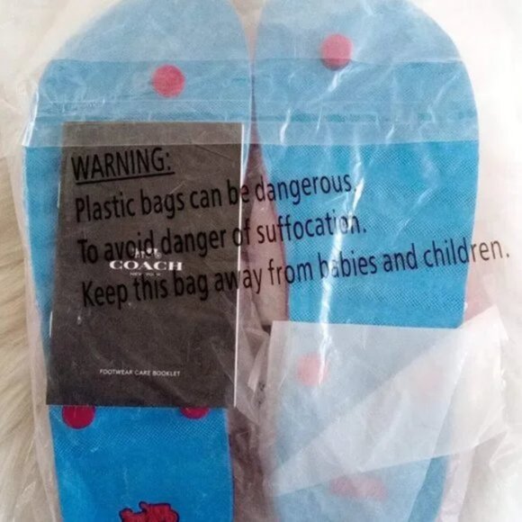 Coach Signature Monogram Bold Pink Zak Flip Flops Slippers Women Size US 11 - Picture 11 of 17